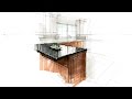 Tutorial - Hand Rendering, Interior, 160416 Kitchen Detail