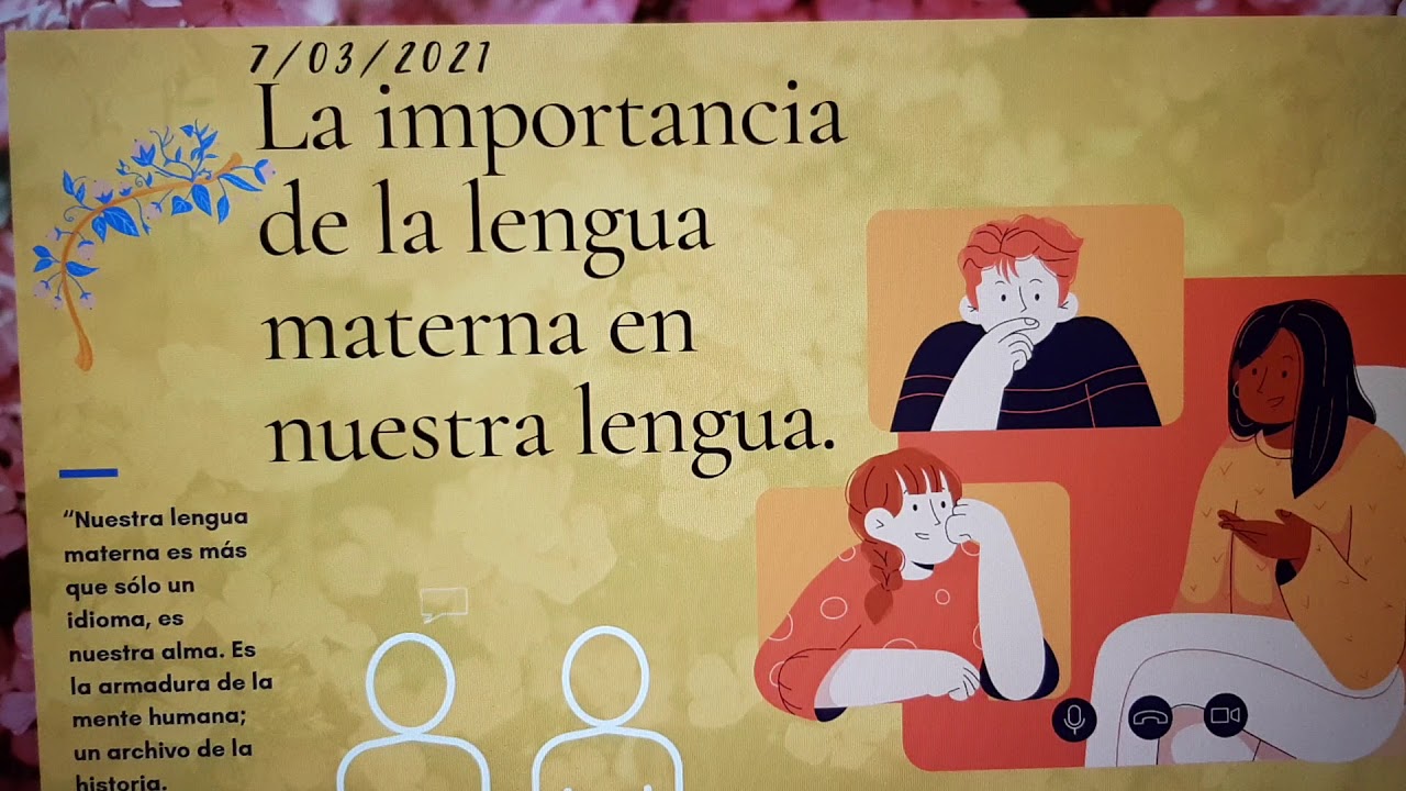 Importancia De La Lengua Materna – YYLW