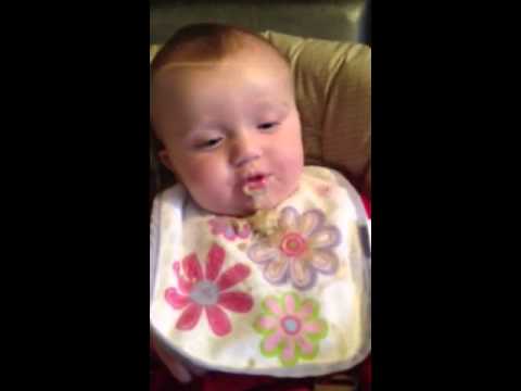 Baby won't eat food - YouTube