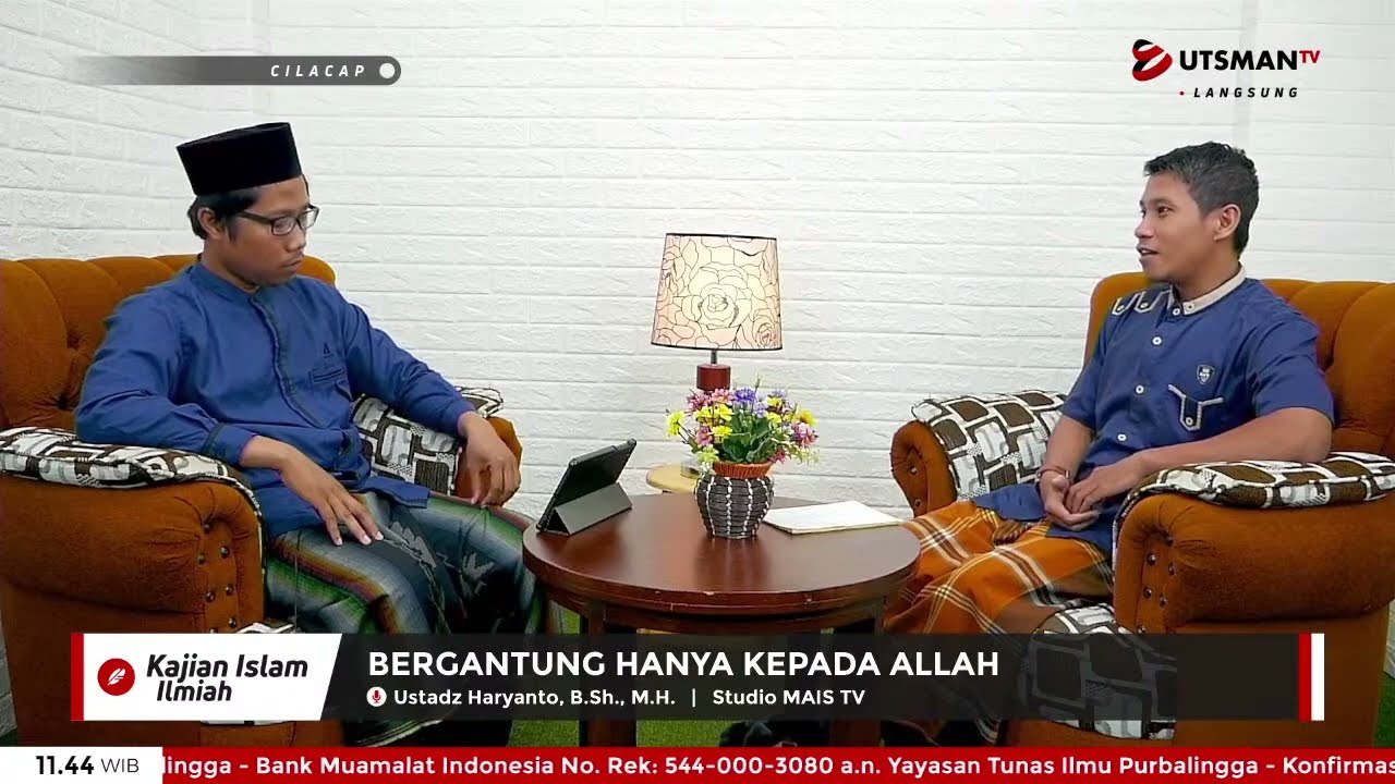 LIVE Bergantung Hanya Kepada Allah - Ust. Haryanto, B.Sh., M.H.