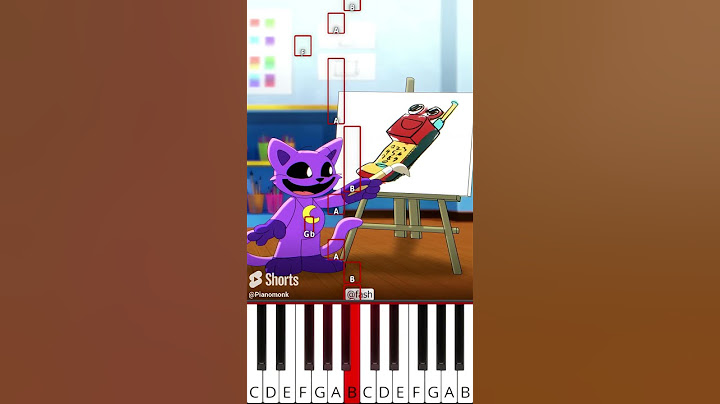 Best Painting Challenge:CatNap x CraftyCorn(@fash)Poppy Playtime 3 Animation - Octave Piano Tutorial