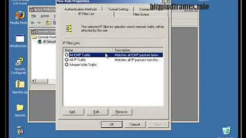creating ipsec security policy
