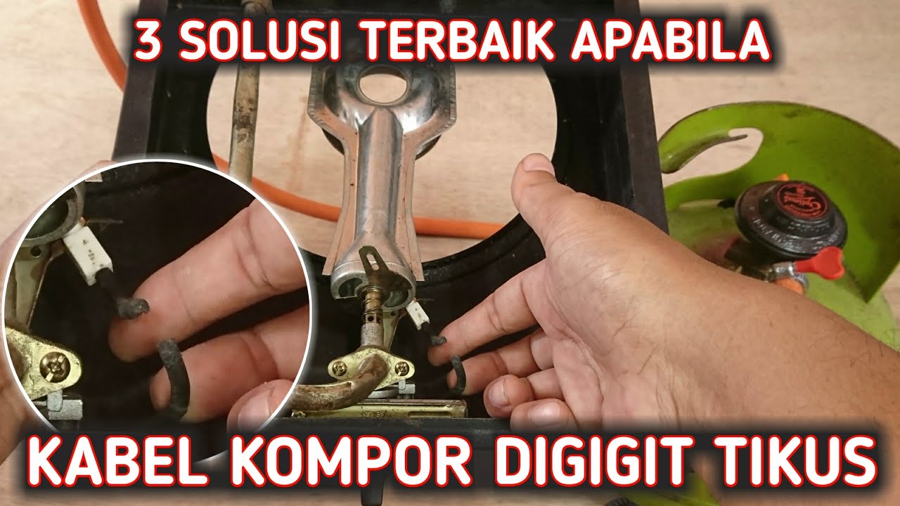 Kabel Pemantik Digigit Tikus Bikin Kompor Gas Tidak Mau Nyala, Ini Solusinya