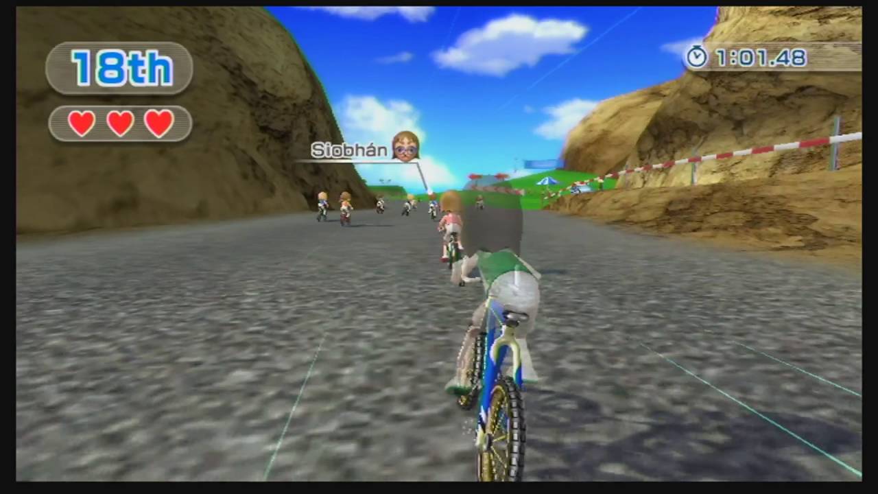 Wii Sports Resort Cycling Around The Island YouTube