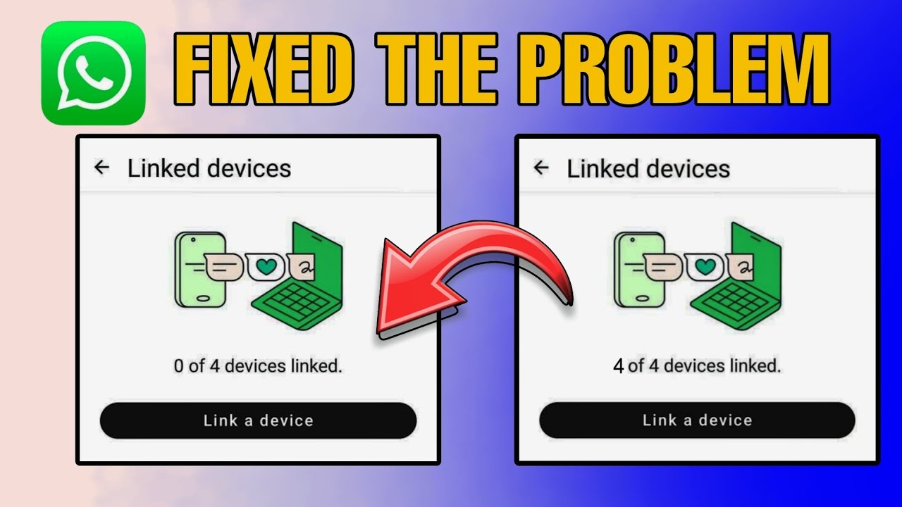4 devices linked already | whatsapp multi device support | whatsapp new ...