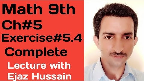 Class 9th Math||Chapter#5||Exercise#5.4||Factorization of cubic polynomial by factor theorem||