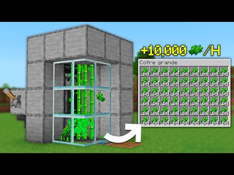 SUGAR CANE FARM 🌾 EASY! for Minecraft Bedrock 1.21