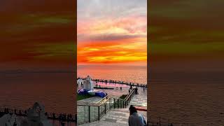 Sunset in qingdao