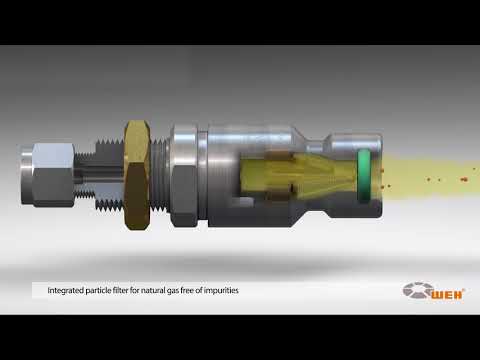 WEH® TN1 CNG - Receptacle for refueling of cars with CNG