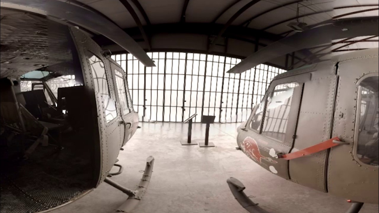 vietnam veterans of america 360: Vietnam War era Bell UH-1 'Huey' Military Helicopter