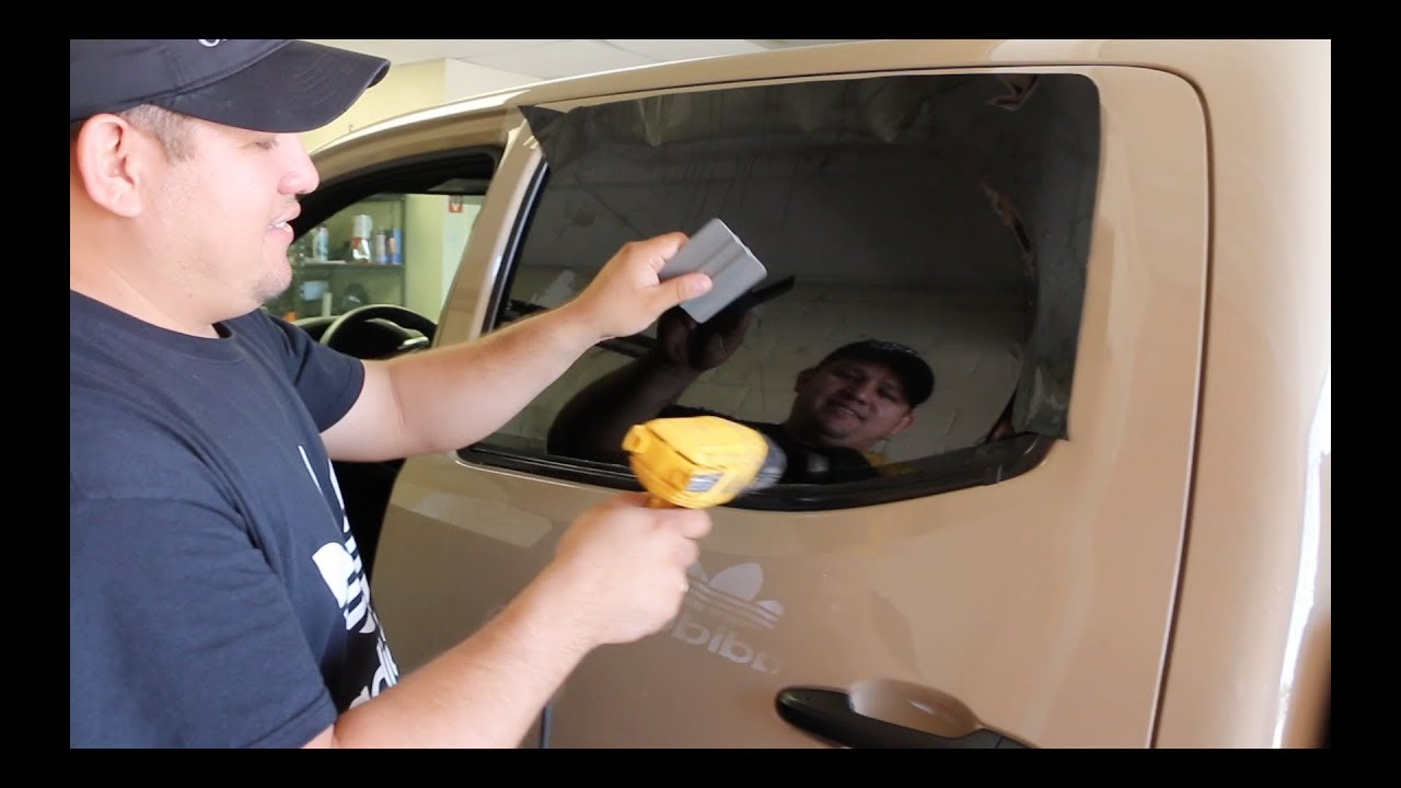 TOYOTA 5 WINDOW TINT BEFORE & AFTER YouTube