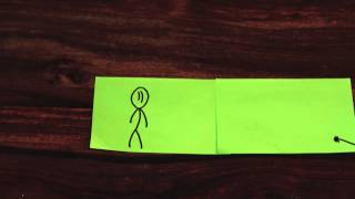 Post-it note stop motion animation