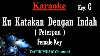 Ku katakan Dengan Indah (Karaoke) Peterpan Nada wanita/ Cewek/ Female key G