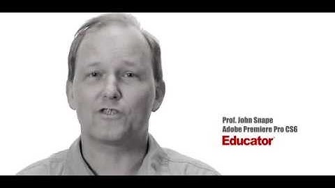 Educator.com: Adobe Premiere Pro CS6 w/ Prof. John Snape (Adobe Certified)