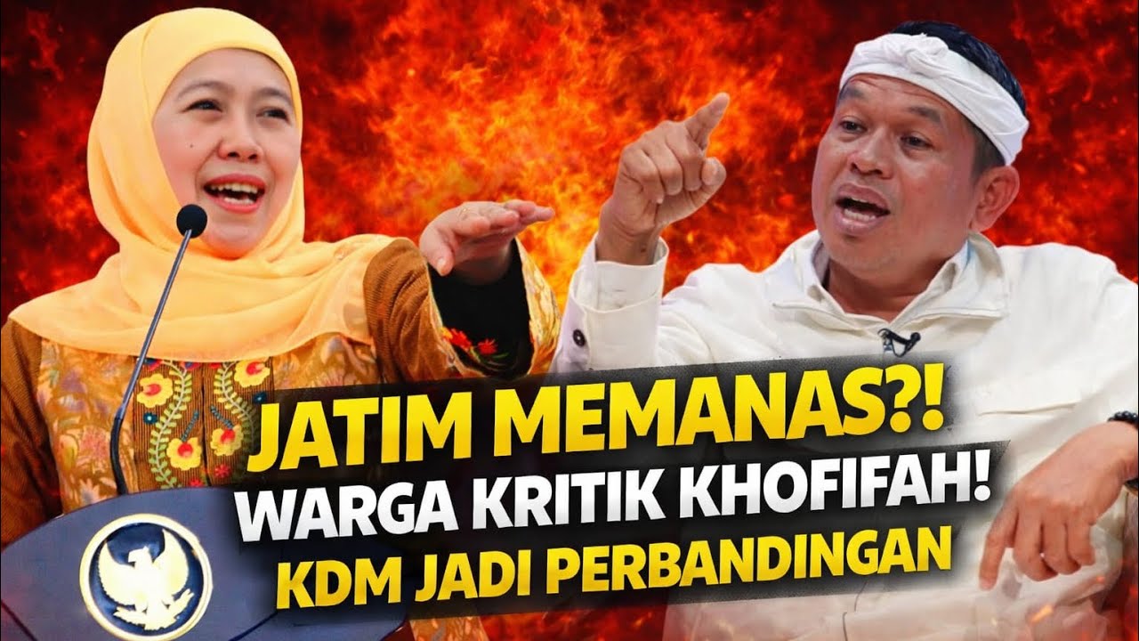 JATIM MEMANAS?! WARGA KRITIK KHOFIFAH! KDM JADI PERBANDINGAN KEMAJUAN!?