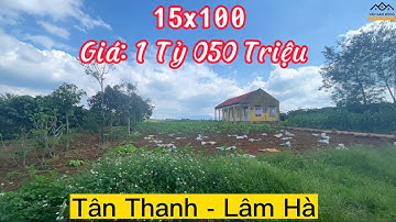 S158- Bán đất (15x100) giá chỉ 1Tỷ 050 Triệu sau uỷ ban Tân thanh, Lâm Đồng