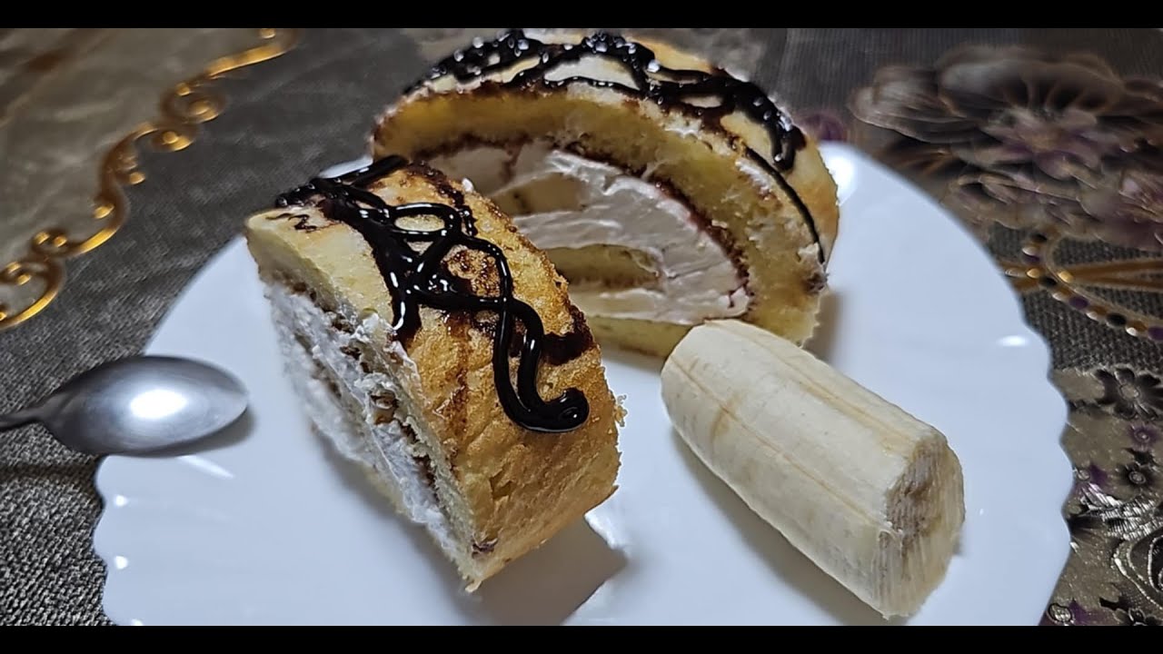 Jednoduchá roláda ku káve.