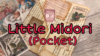 How to do a Midori without pattern for our Junk Journal - Tutorial