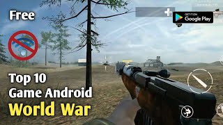 10 Game Android Perang Dunia Offline Terbaik 2023 | WW games | Best World War Games for Android 2023
