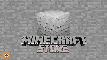 Blender | Minecraft Building Blocks - Stone | Part 1