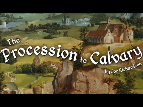 The Procession to Calvary - Poorly cut mobile trailer