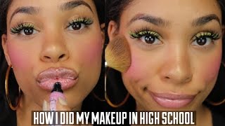HOW I DID MY MAKEUP IN HIGH SCHOOL CHALLENGE (PICS INCLUDED)