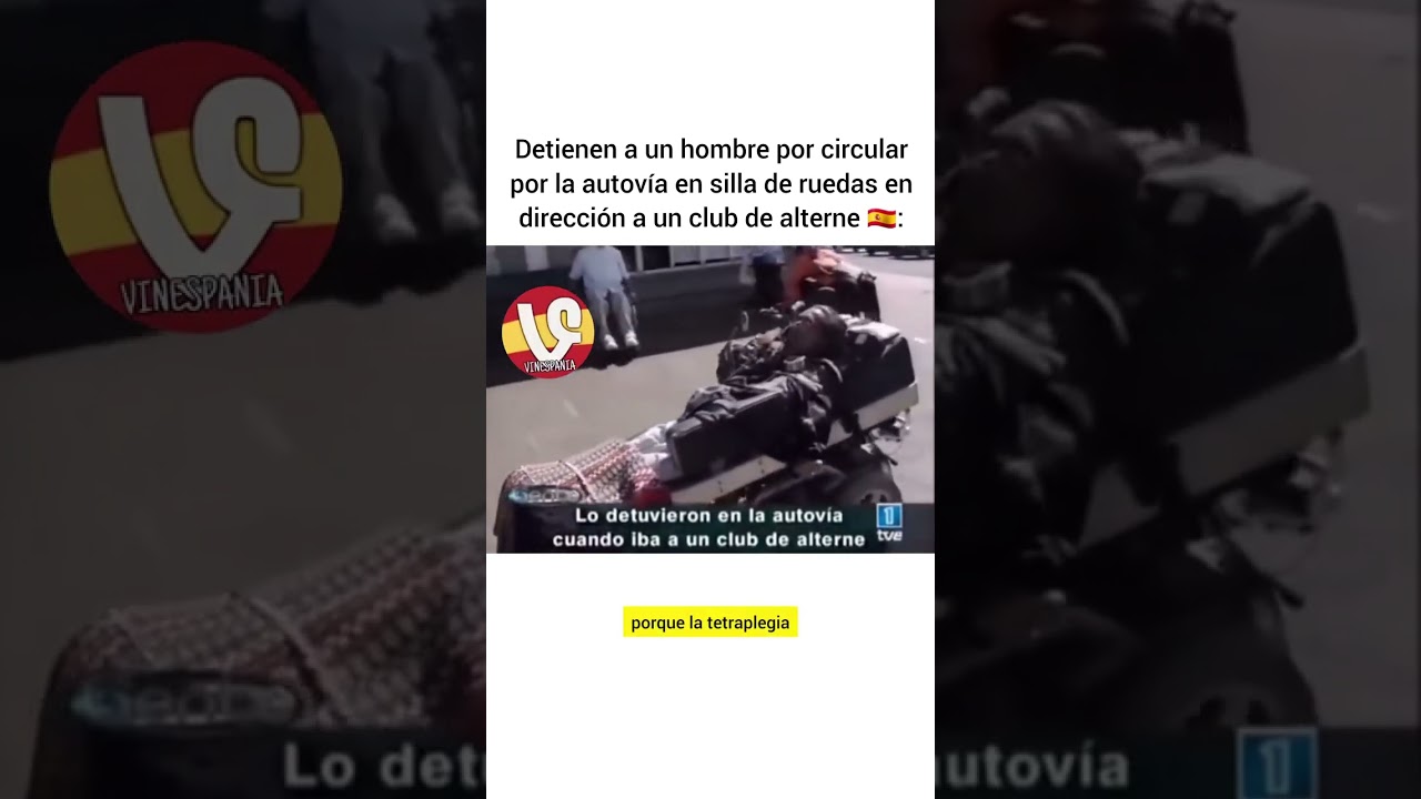 Detienen a un hombre por circular por la autovía en silla de ruedas en dirección a un club de altern