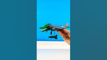 Making Bombardiro Crocodilo meme with CLAY #bombardirocrocodilo #clay