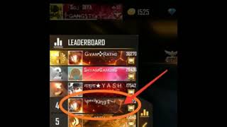 free fire grand master reason top 4 player guild join kar liya