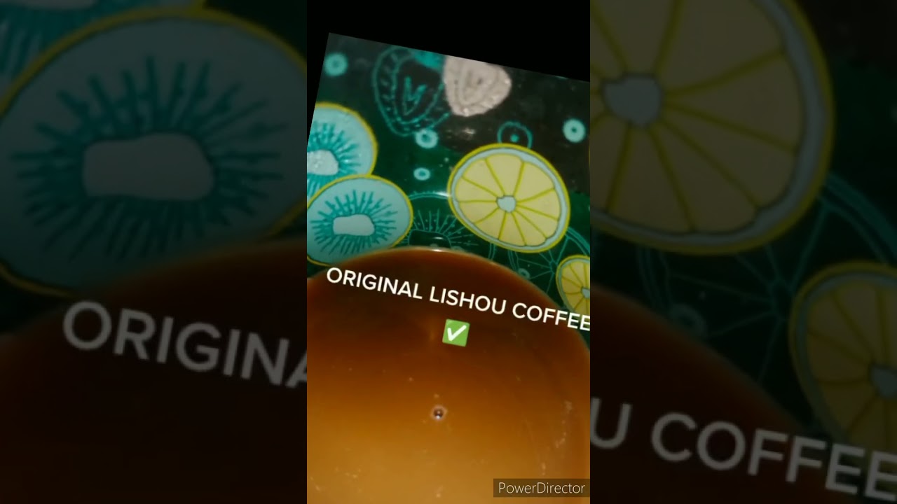 Original vs fake Lishou Coffee 