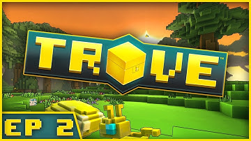 Trove Gameplay w/friends "that house is way to big"