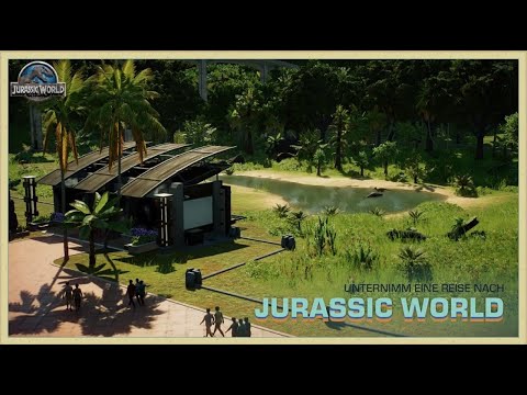 Jurassic World Evolution 2 / Ein Gehege im Sandkasten erstellen - YouTube