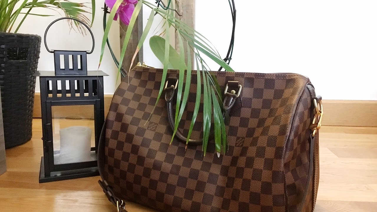 LV Speedy 35 Review & Whats in my bag - YouTube