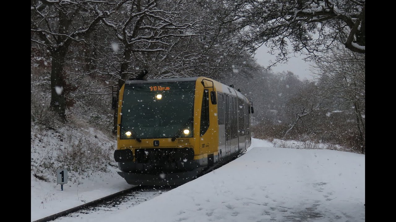 Lokalbanen Regiosprinter i sne