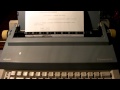 Пишущая (печатная) машинка Olivetti ET 55 Typewriter demo