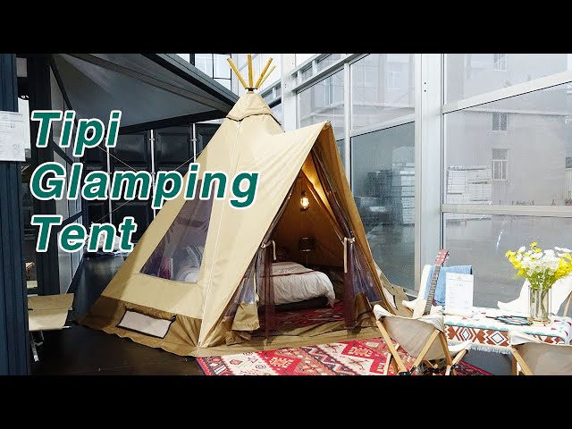 Grande Tente Glamping Tipi - Tente Glamping MoxuanJu