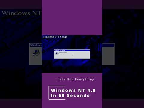 Windows NT 4.0 in 60 Seconds #short #operatingsystem #microsoft #windowsoperatingsystem #NT40