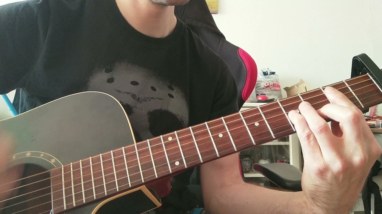 Scooter - Break It Up solo (unplugged version) (guitar cover)