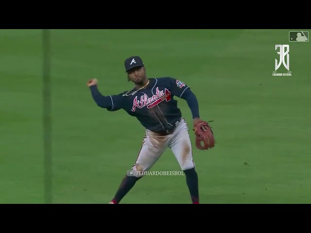 Ozzie Albies - Defensive Highlights - 2021 class=