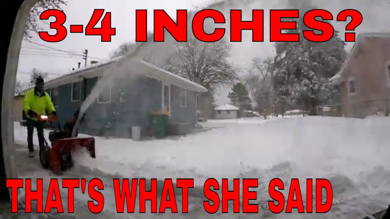 Minnesota snow storm. Winter Time lapse snow removal - YouTube
