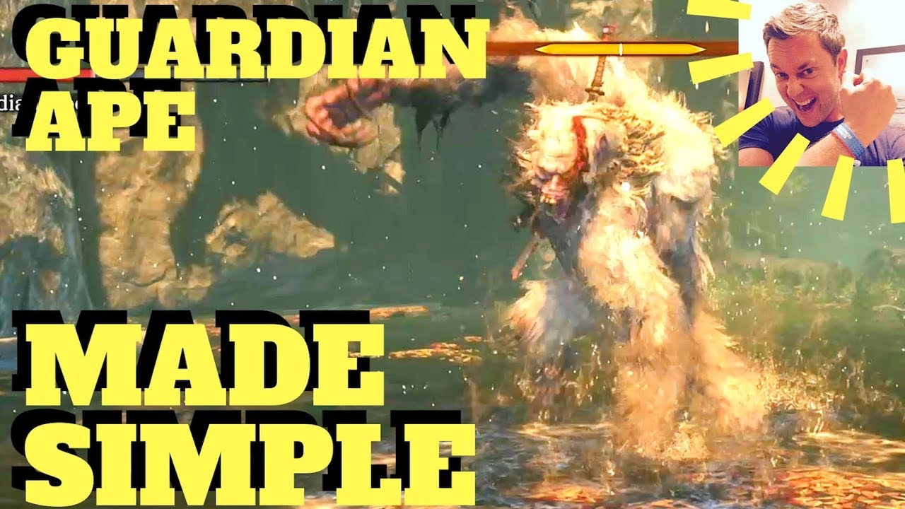 Sekiro -  Guardian Ape Made Simple (EASY, Sunken Valley, Bodhisattva Valley)