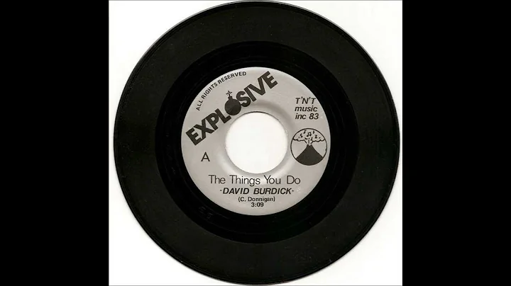 david burdick - the things you do