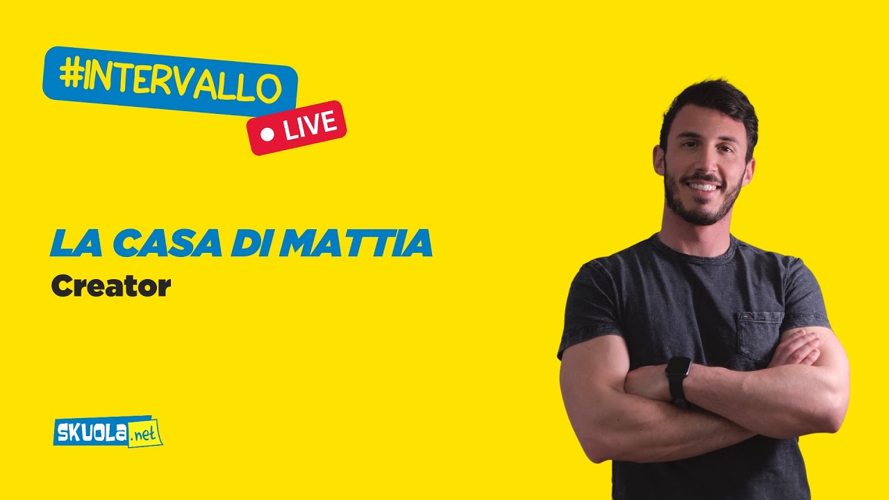 A Skuola con il cleaning influencer @LacasadiMattia  -  #Intervallo
