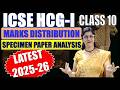 LATEST HISTORY CIVICS | MARKS DISTRIBUTION & SPECIMEN PAPER ANALYSIS | ICSE BOARD CLASS 10 2026