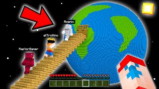 Encontramos un PLANETA DESCONOCIDO en MINECRAFT 🌎😱 Los COMPAS