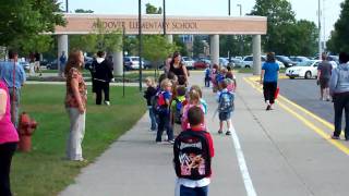 Aidan's 1st day @ kindergarten