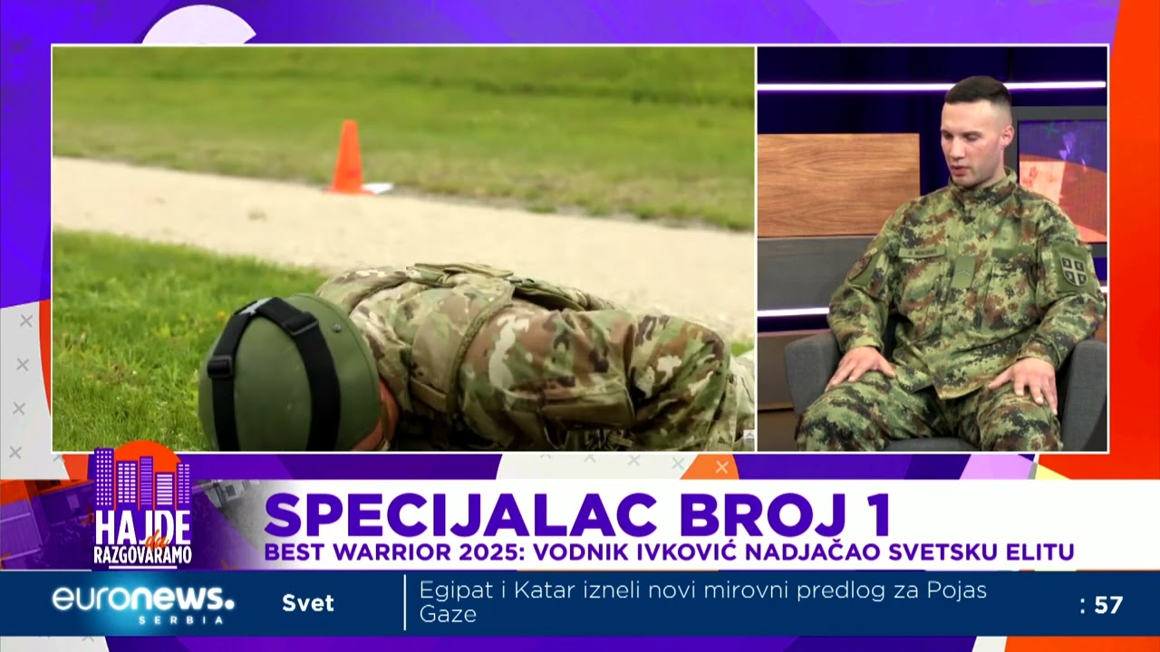 NAJBOLJI VOJNIK NA SVETU JE IZ SRBIJE za #HajdeDaRazgovaramo NIKOLA IVKOVIĆ