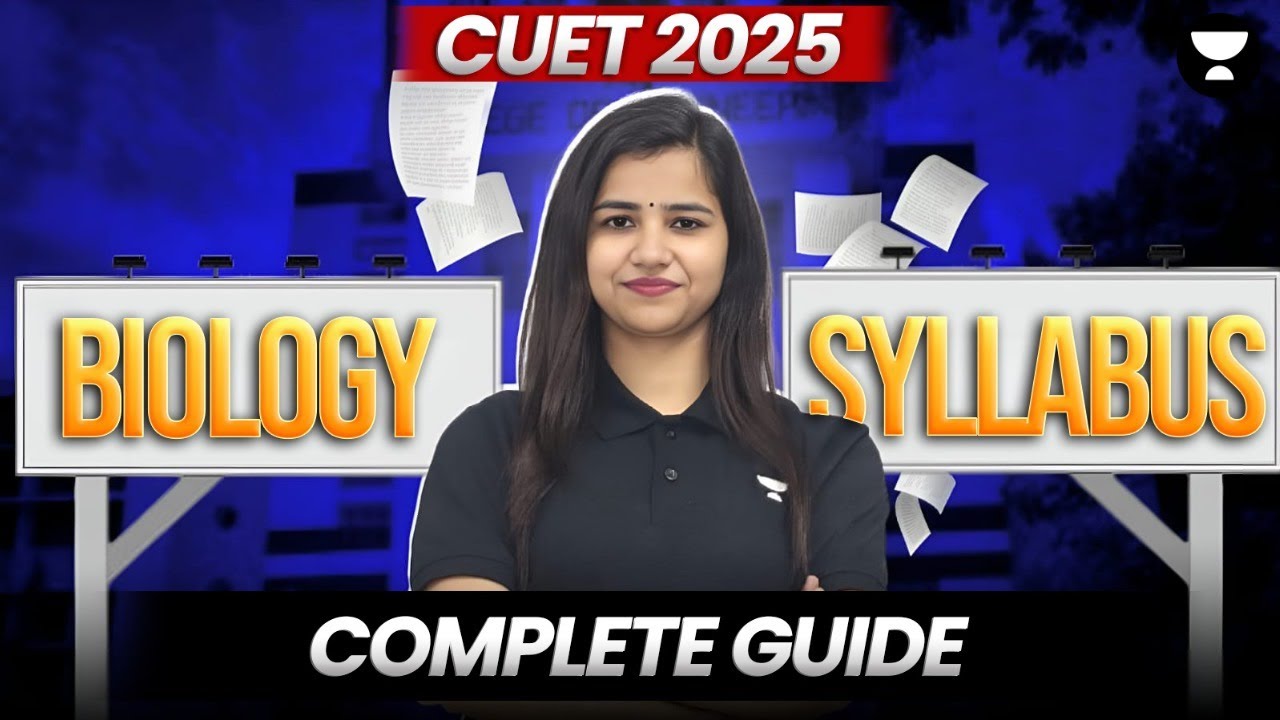CUET Biology 2025 Syllabus and How to Prepare? | By Pooja Ma'am - YouTube