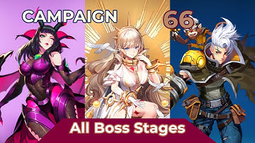 Campaign 66 All Boss Stages |Mobile Legends: Adventure