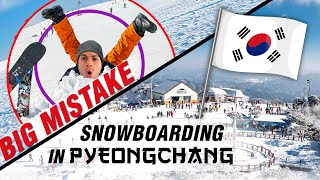 South Korea Snowboarding Was NOT What I Expected…